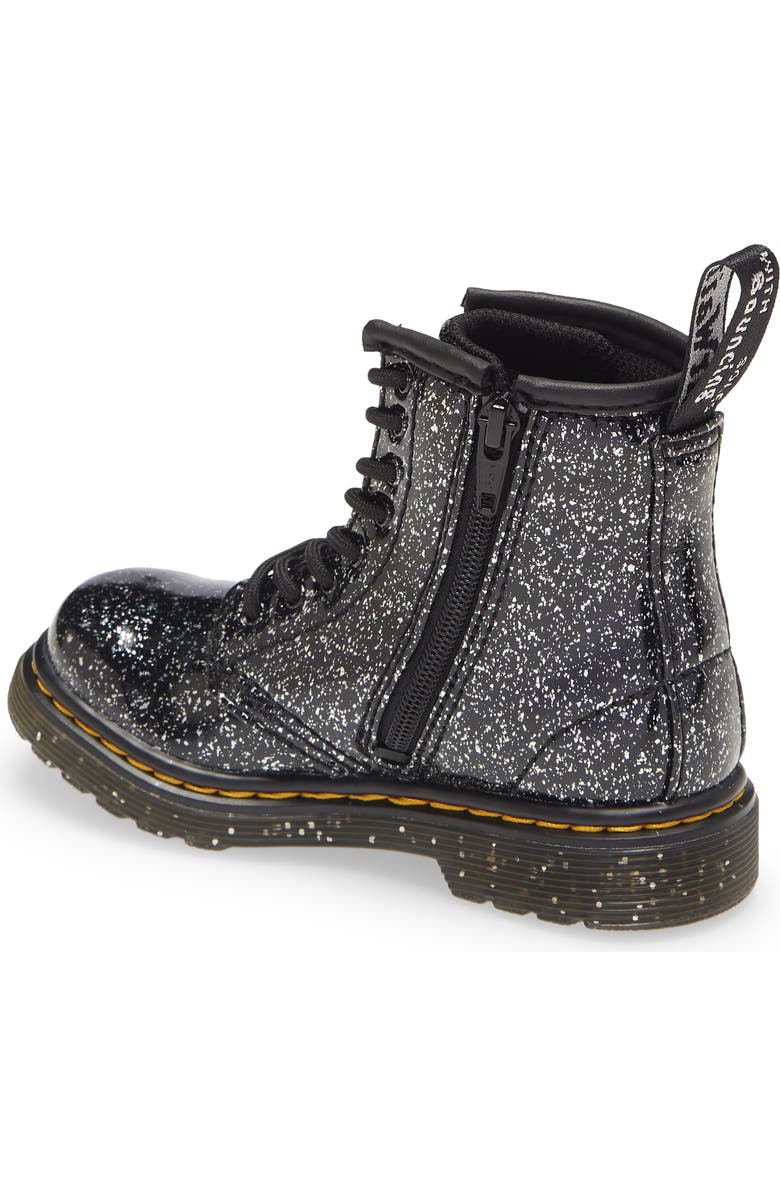 Dr. Martens 1460 Glitter Cosmo Boot, Alternate, color, Black