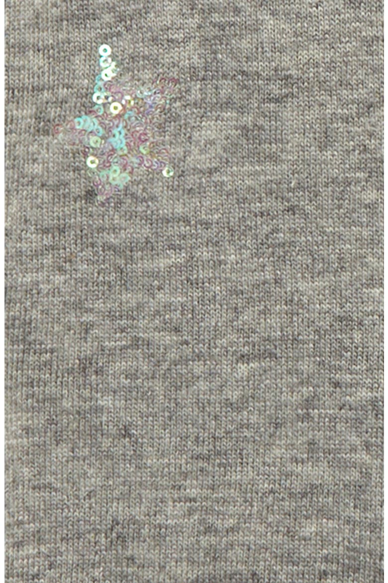 Dakota Sequin Stars Cardigan, Alternate, color, GREY HEATHER