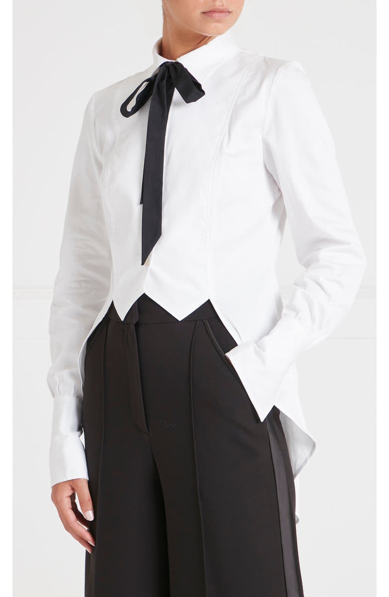 Temperley London June Tail Shirt, Alternate, color, White