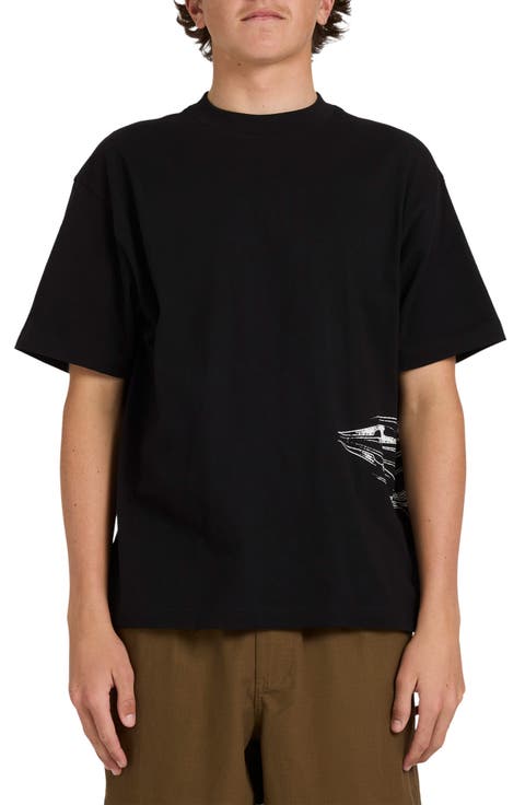 Chrome Diamond Logo Cotton Graphic T-Shirt