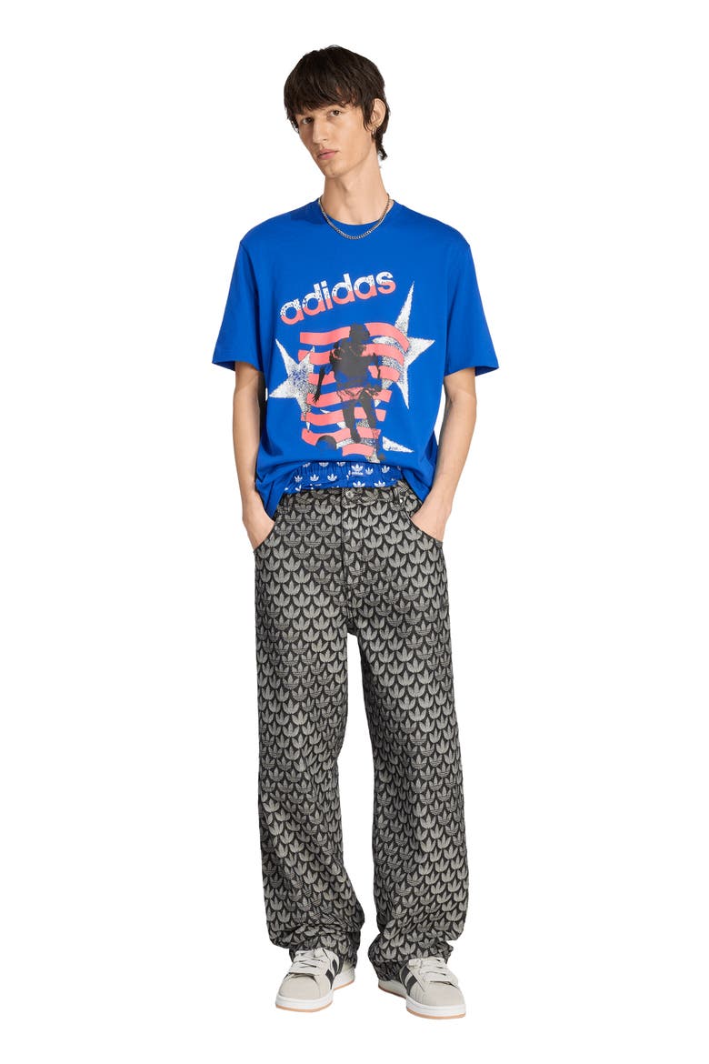 Archive Football Stars Graphic T-Shirt, Alternate, color, POWER BLUE