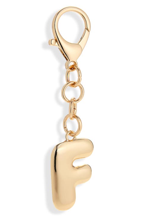 Bubble Initial Bag Charm