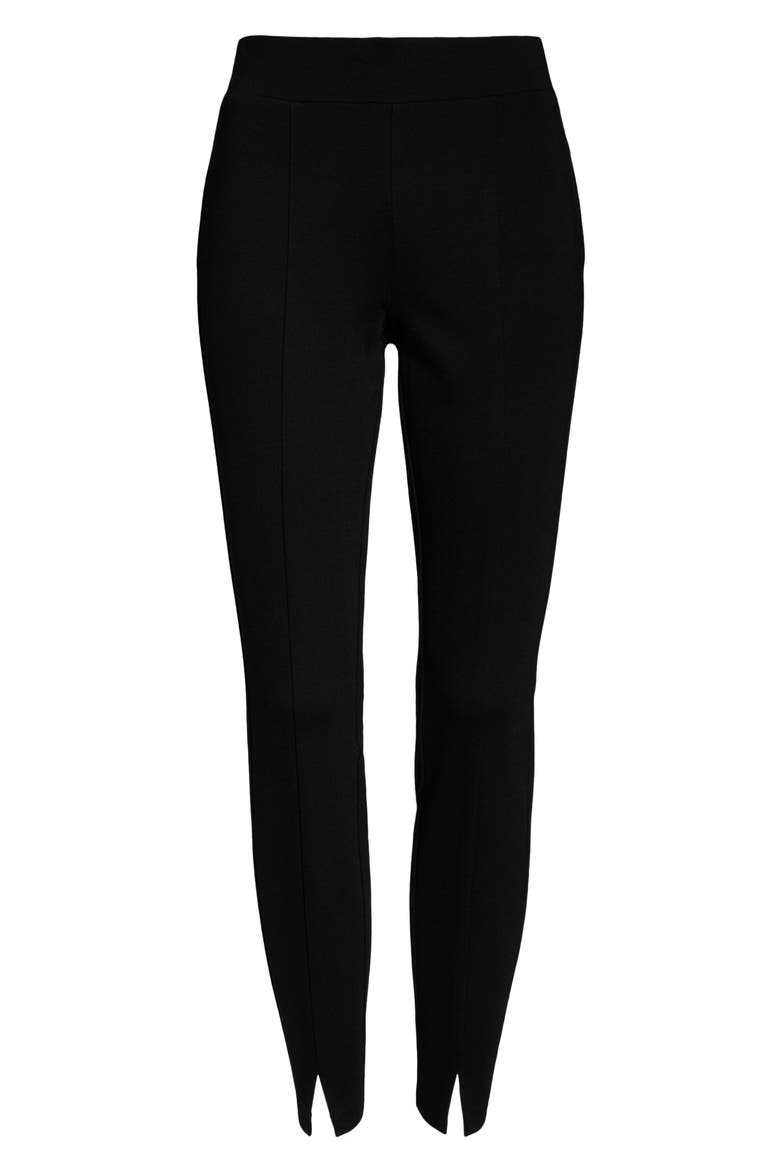 Slit Hem Leggings, Alternate, color, BLACK