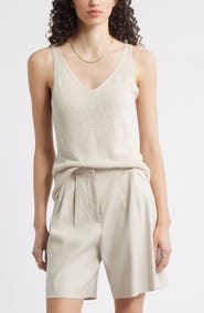 Nordstrom Double-V Line Blend Tank