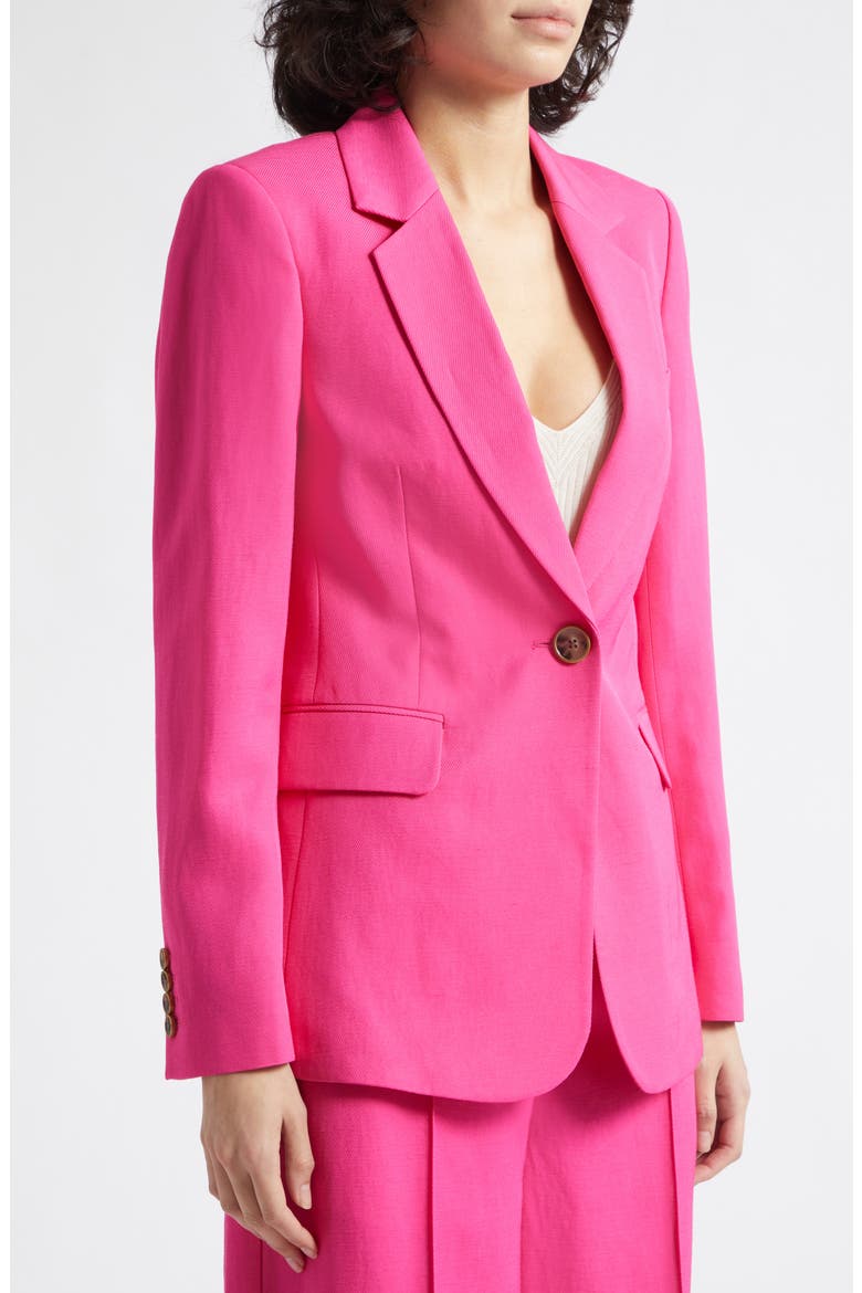 Charli One-Button Jacket, Alternate, color, PINK