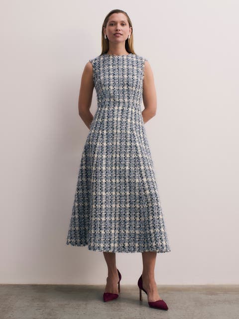 Tureen Tweed Midi Dress