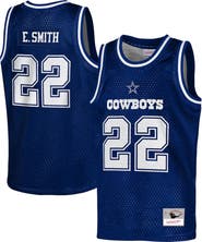 Mitchell & Ness Youth Mitchell & Ness Emmitt Smith Navy Dallas Cowboys Retired Player NFL Basketball Fashion Jersey
