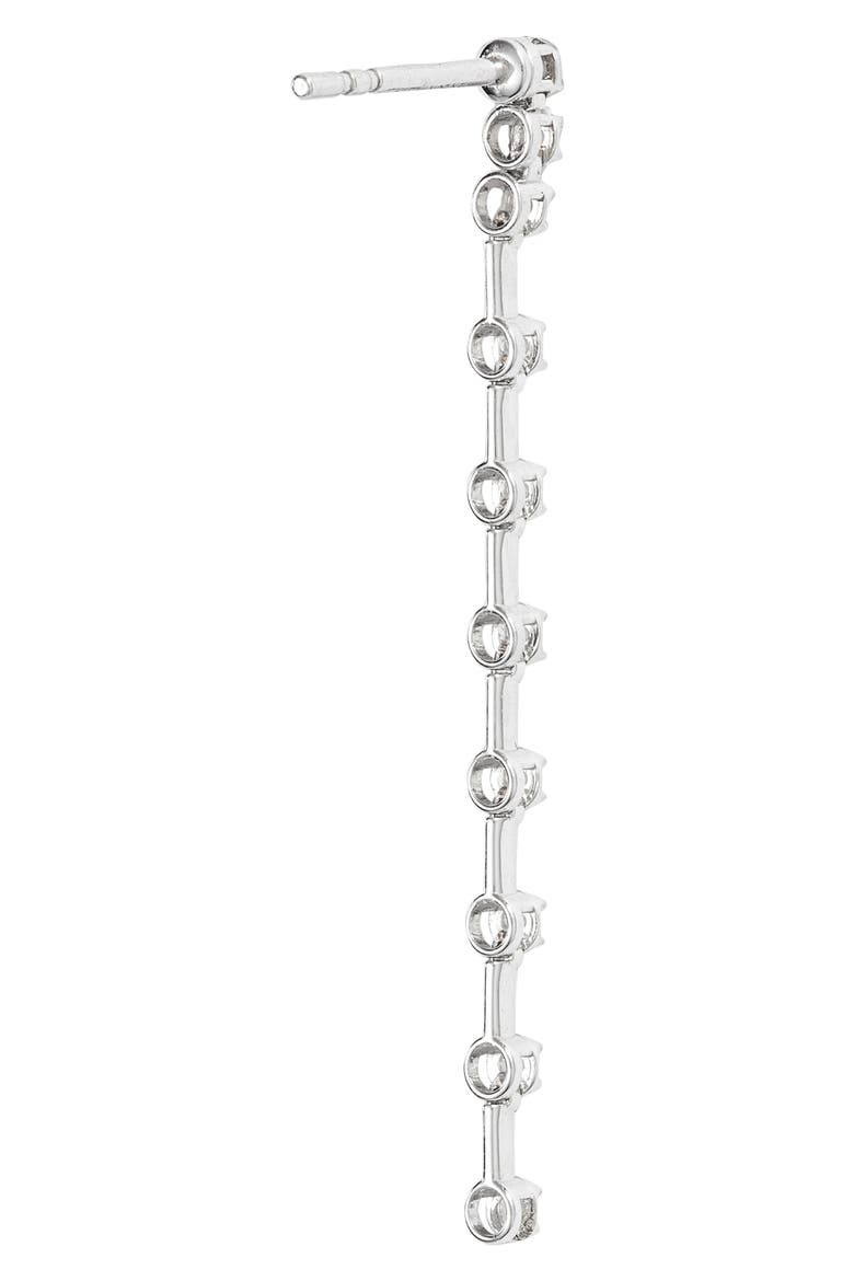 Stiletto Diamond Linear Earrings (Nordstrom Exclusive), Alternate, color, WHITE GOLD/ DIAMOND