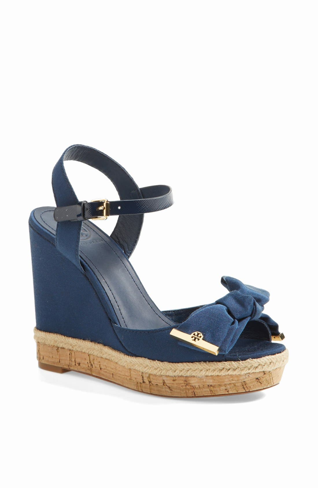 'Penny' Wedge Sandal, Main, color, NEWPORT NAVY