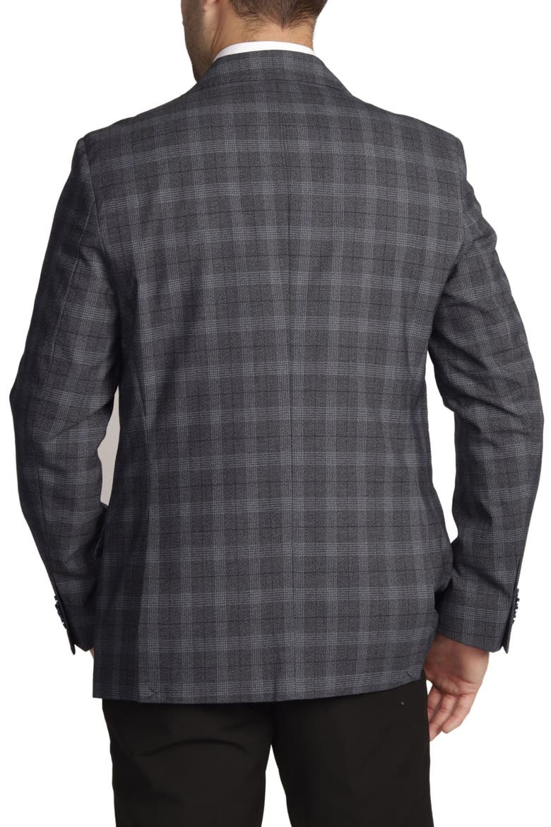 Signature Glen Plaid Sportcoat, Alternate, color, CHARCOAL