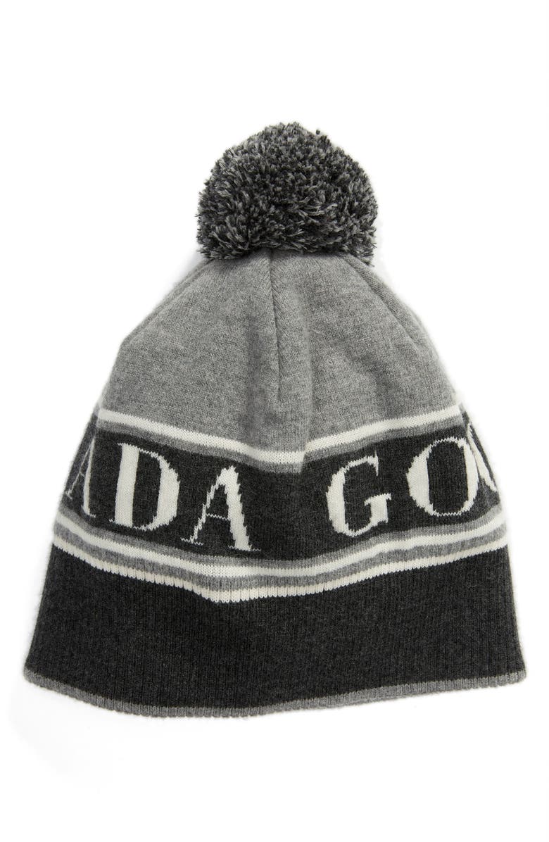 Canada Goose Wool Blend Pom Beanie, Main, color,