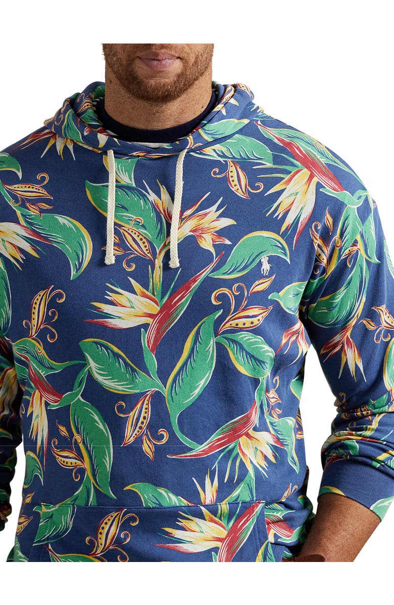 Polo Ralph Lauren Big & Tall Tropical Spa Terry Hoodie, Alternate, color, 