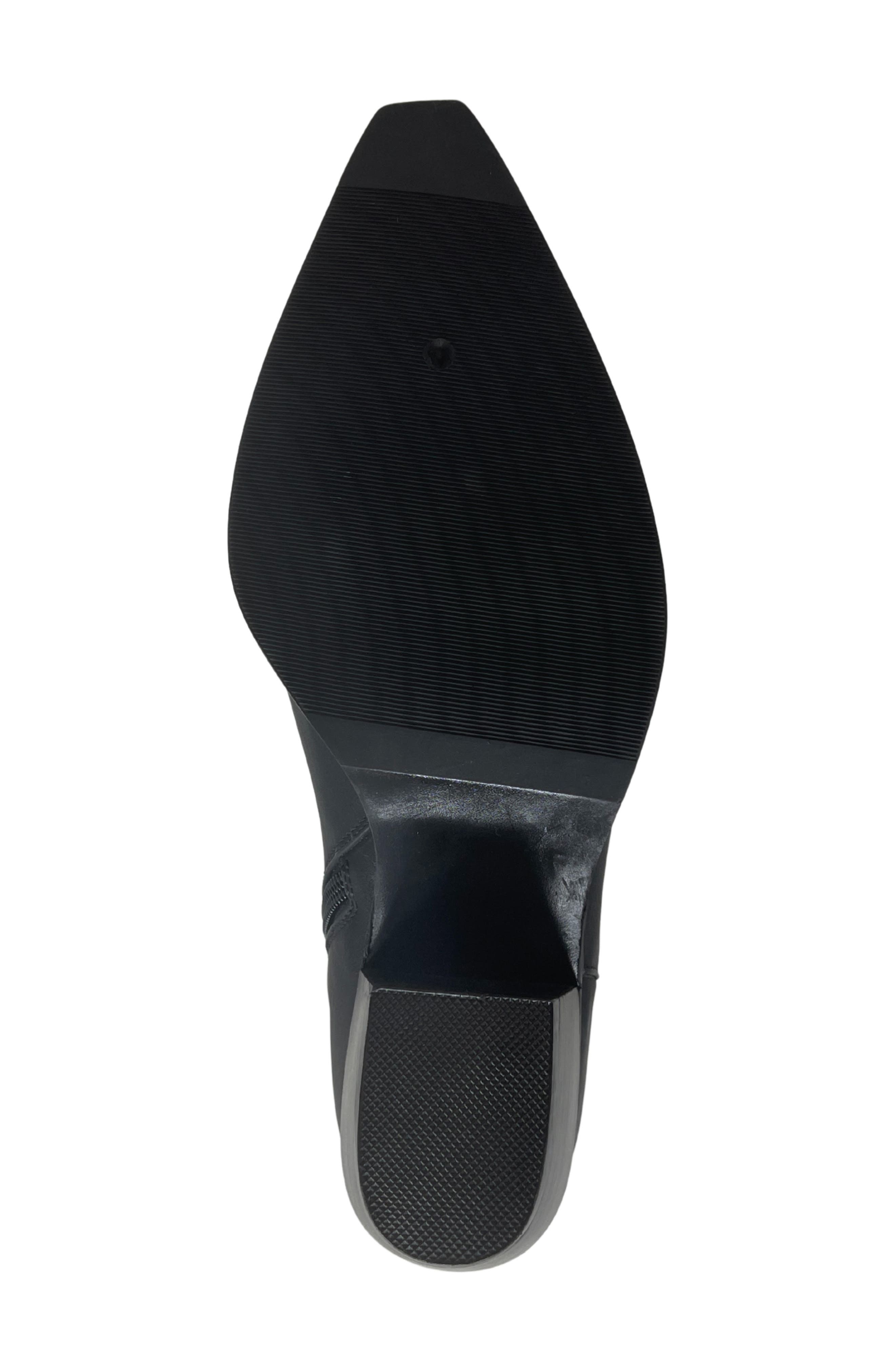 SHUSHOP Vienna Knee High Western Boot, Alternate, color, Black