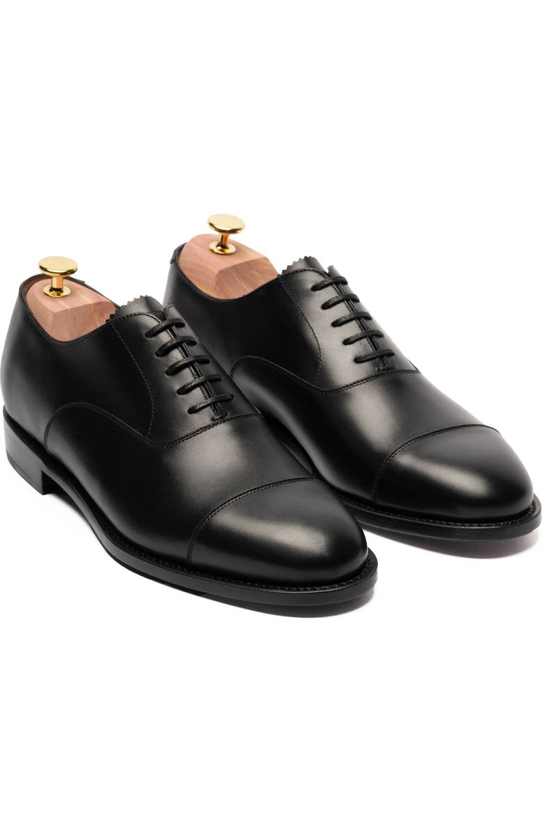 MORJAS The Cap Toe Oxford, Alternate, color, Black Calf