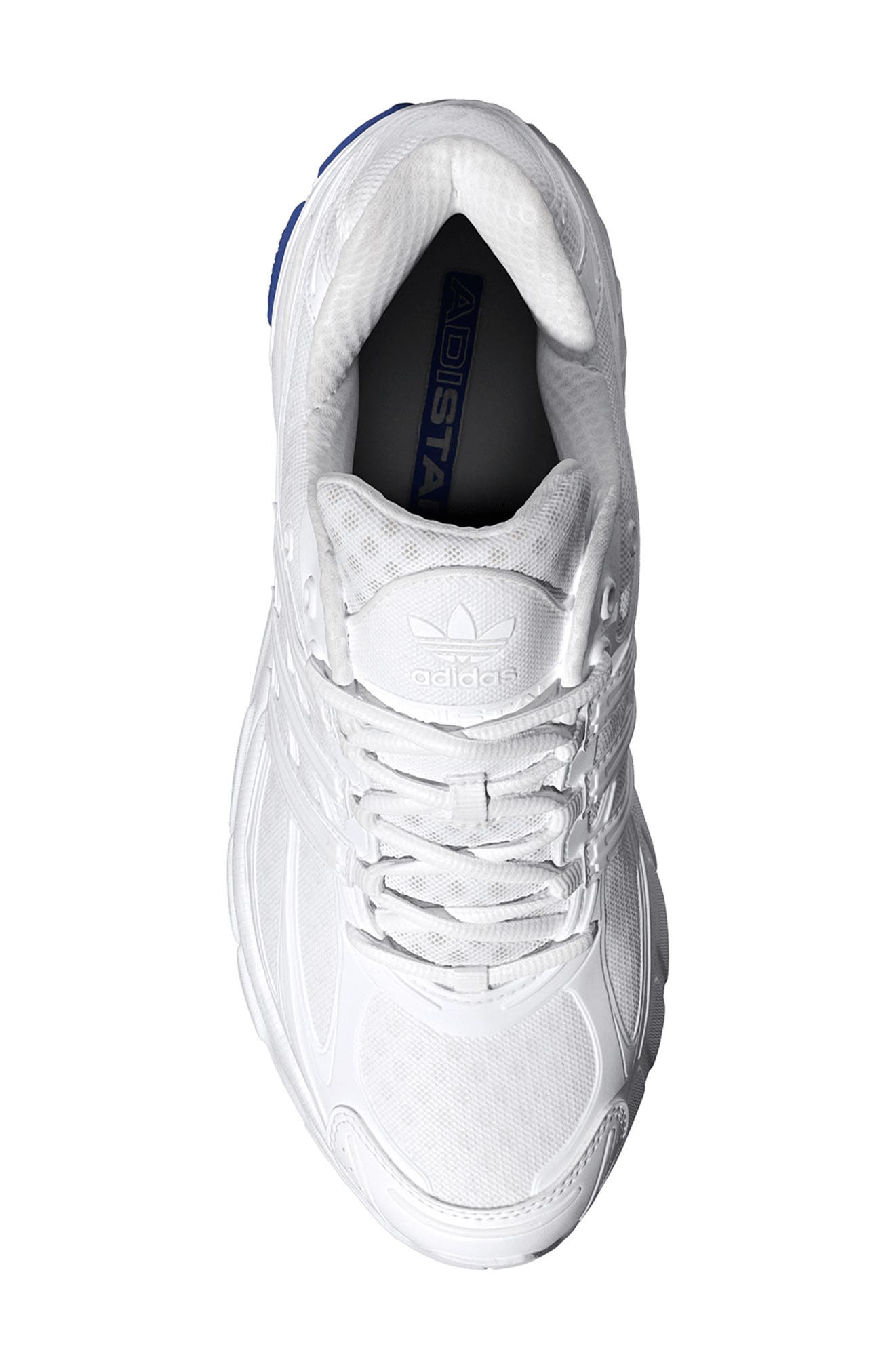 Adistar Cushion 3 Running Shoe, Alternate, color, WHITE/ WHITE/ TEAM ROYAL BLUE