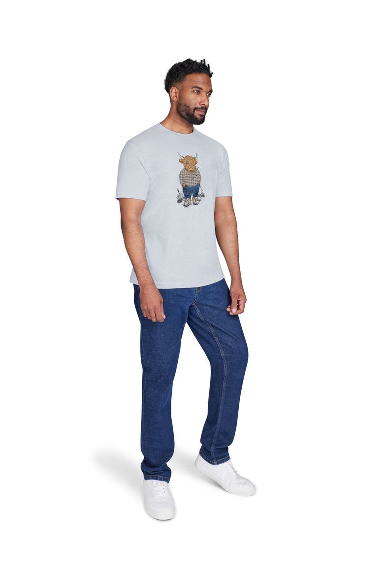 YFC Bully Boy Farmer T-Shirt, Alternate, color, Grey Marl