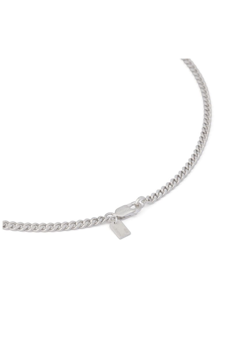 Perrie Slim Chain Necklace, Alternate, color, WARM SILVER