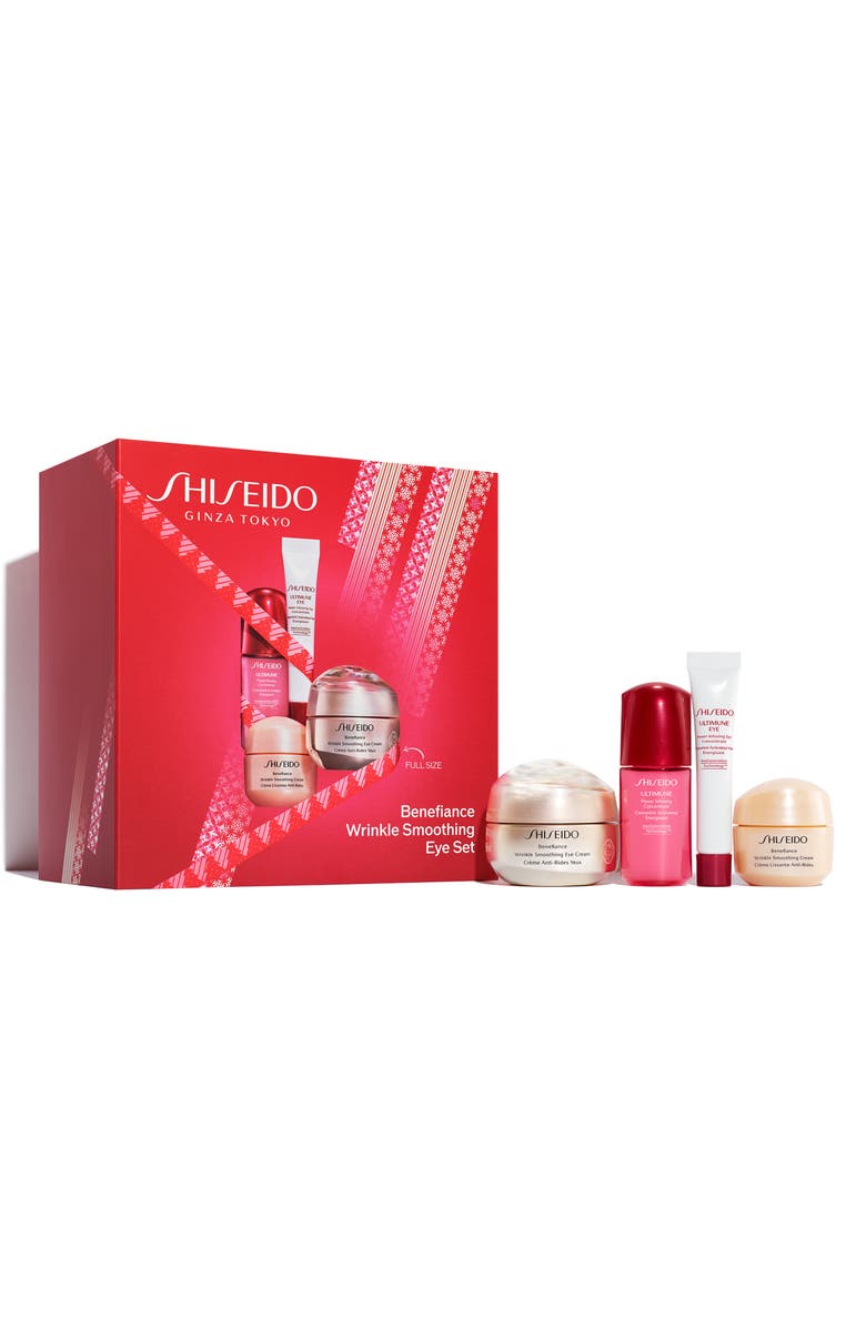 Shiseido Benefiance Wrinkle Smoothing Eye Set USD $133 Value, Main, color, 