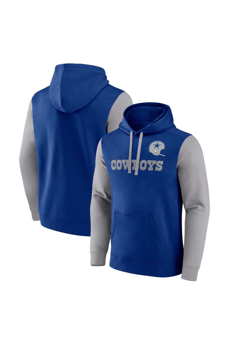 Men's Fanatics Royal Dallas Cowboys Fleece Pullover Hoodie, Alternate, color, Royal