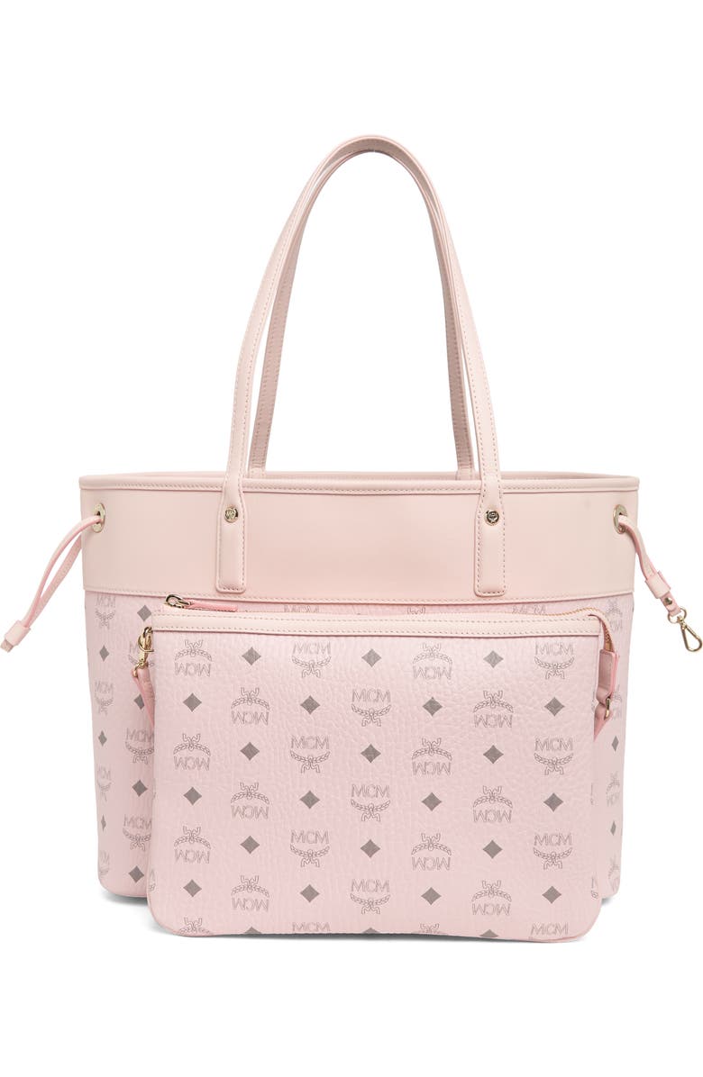 MCM Medium Aren VI Leather Shopper Tote Bag, Alternate, color,