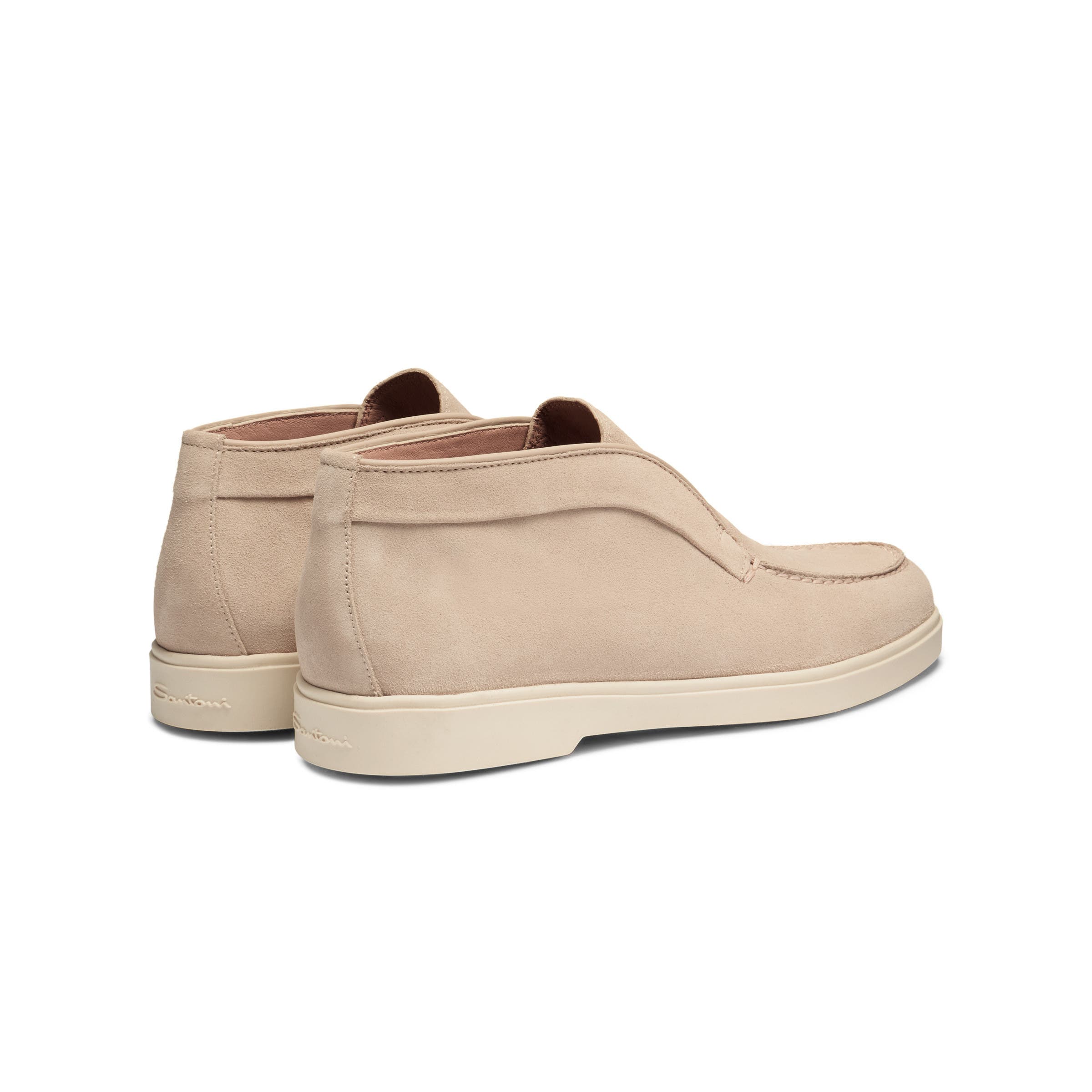 Santoni Suede Desert Boot, Alternate, color, Pink