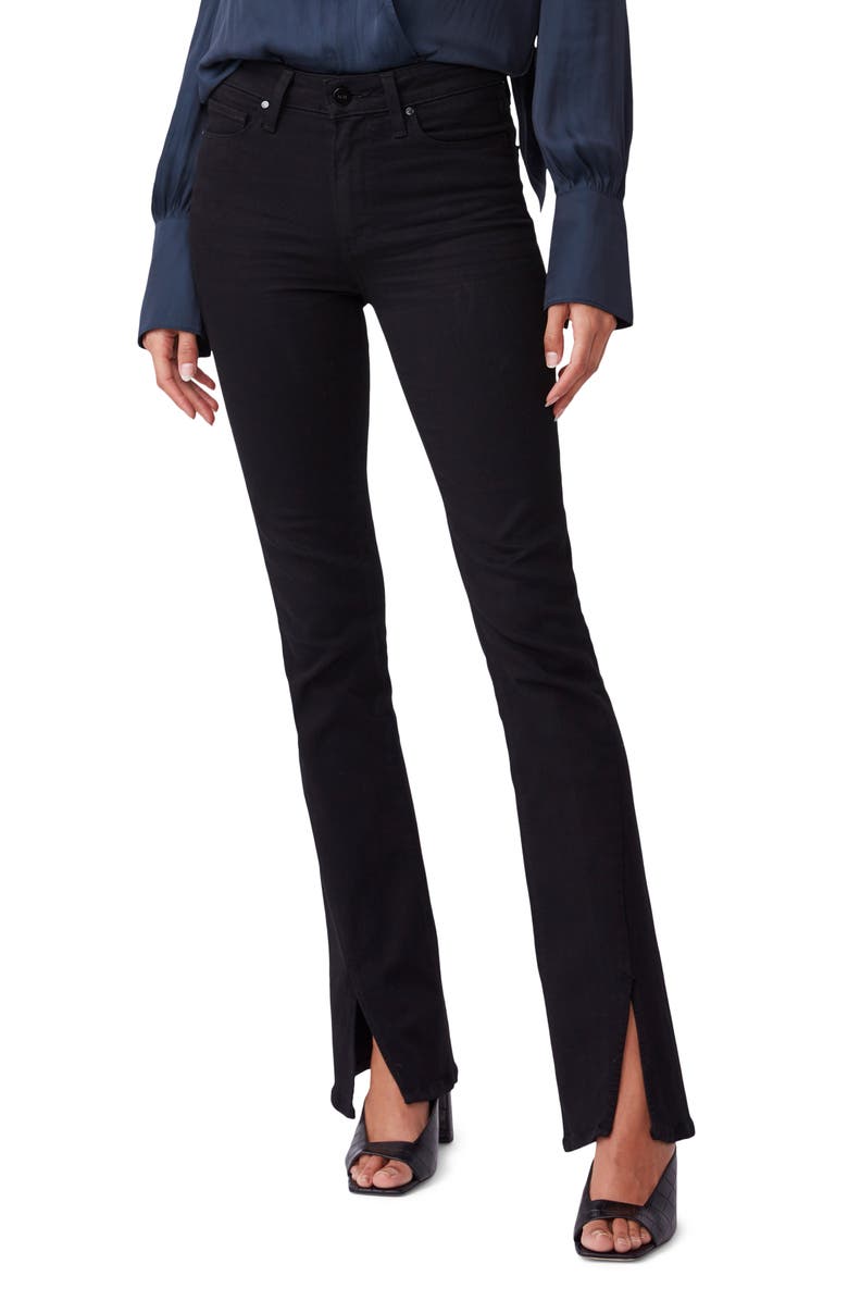 PAIGE Transcend Manhattan High Waist Twist Inseam Bootcut Jeans, Main, color, 