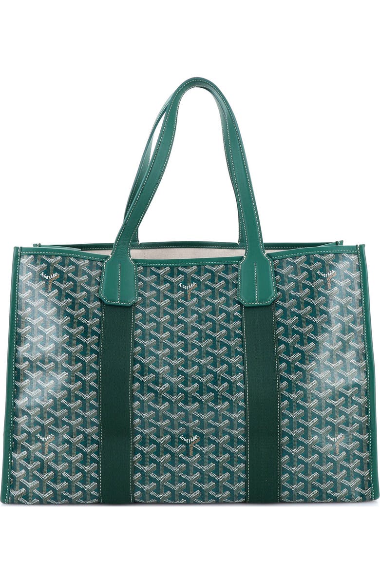 Pre-Owned Goyard Villette Tote Printed Coated Canvas MM, Alternate, color, Green