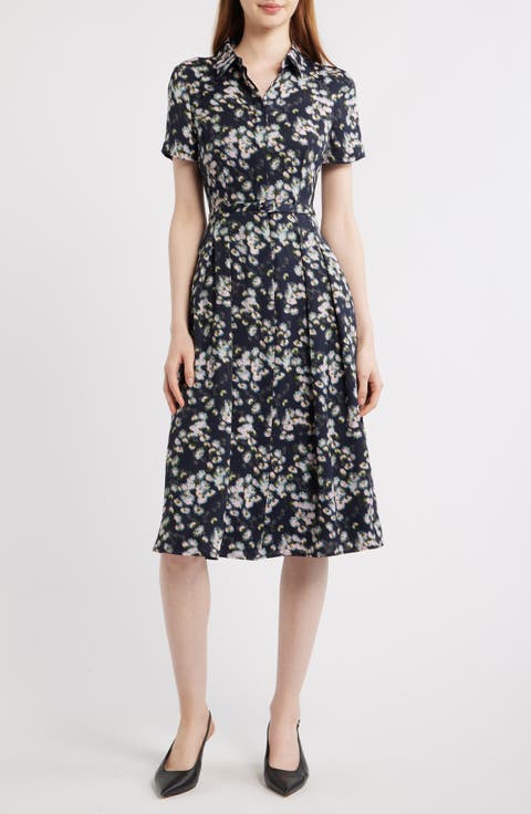 Floral Print Shirtdress