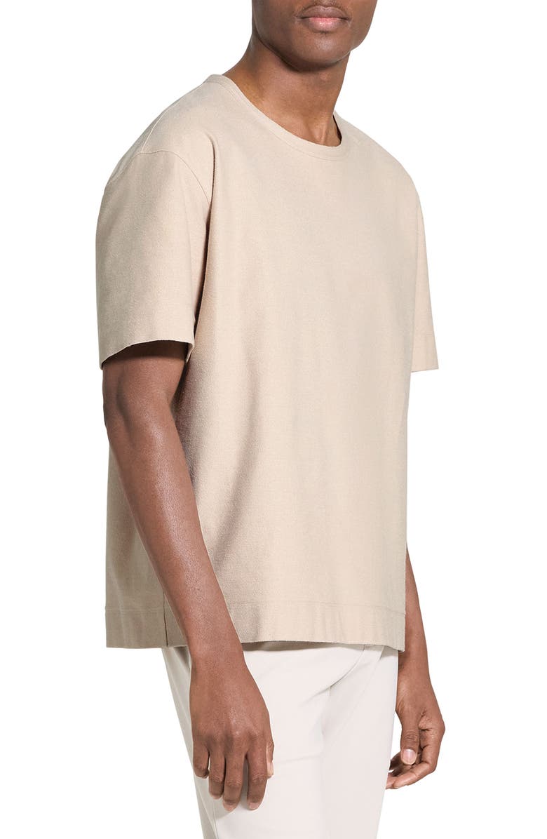 Theory Boxy Terry Cloth T-Shirt, Alternate, color,