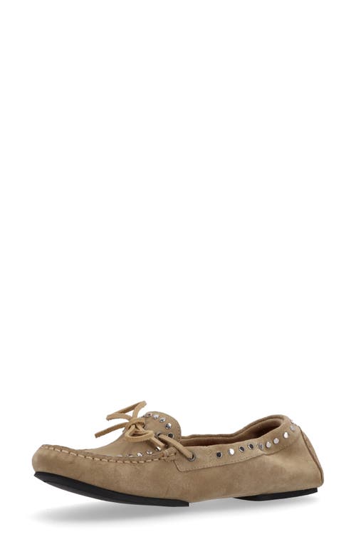 Alohas Calla Stud Loafer In Green