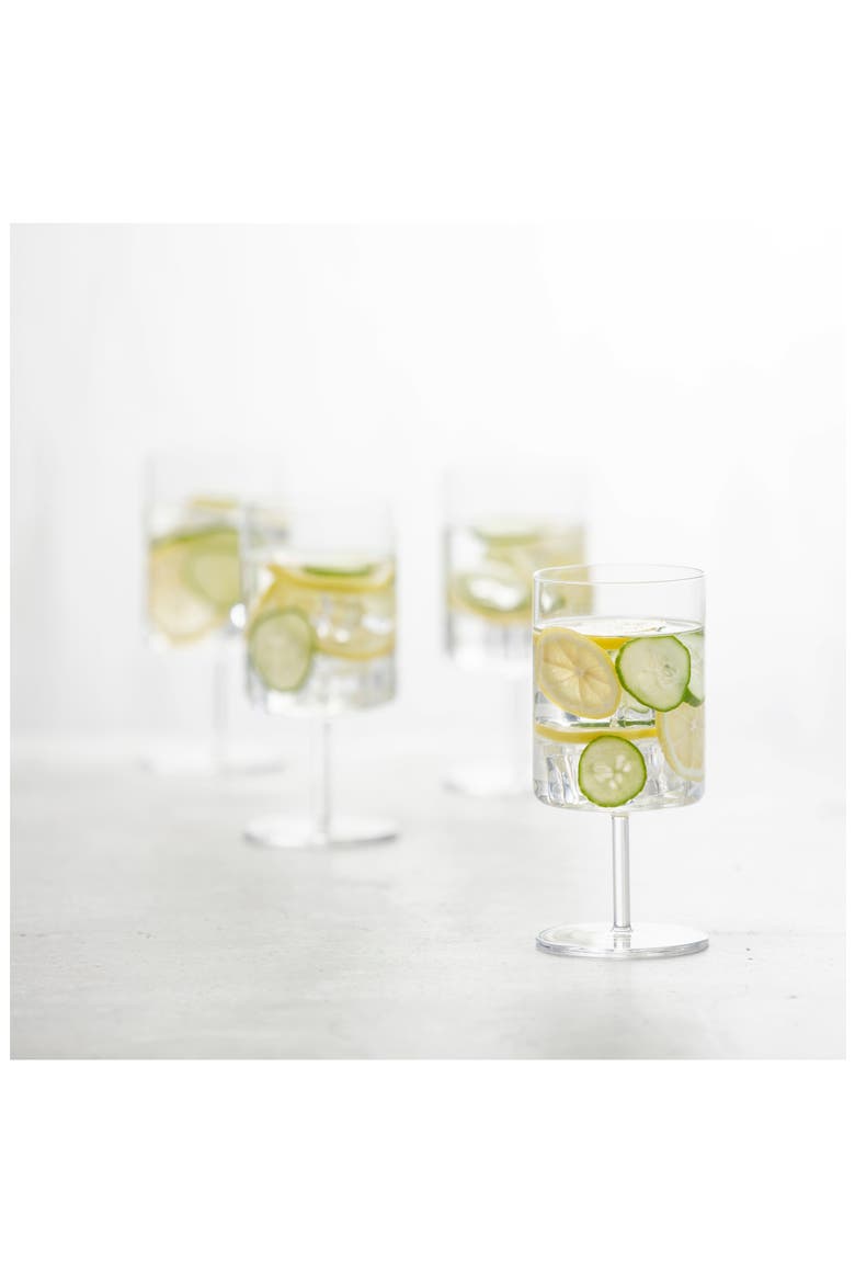 Schott Zwiesel Tritan Modo Set of 4 Water Glasses, Alternate, color, CLEAR