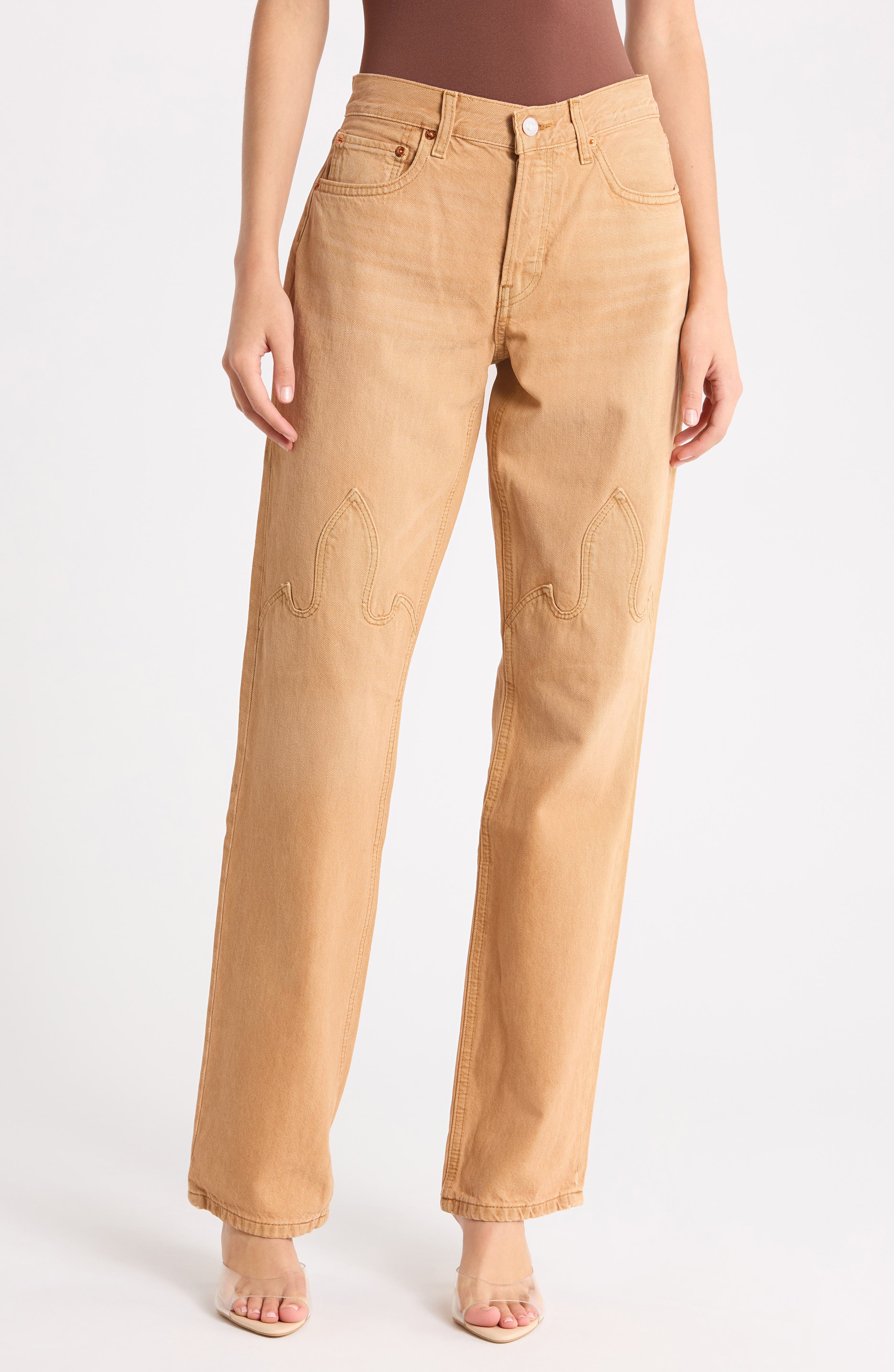 Easy Straight Leg Jeans