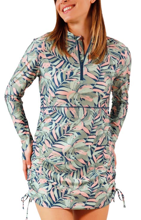 Convertible Swim Shirtdress