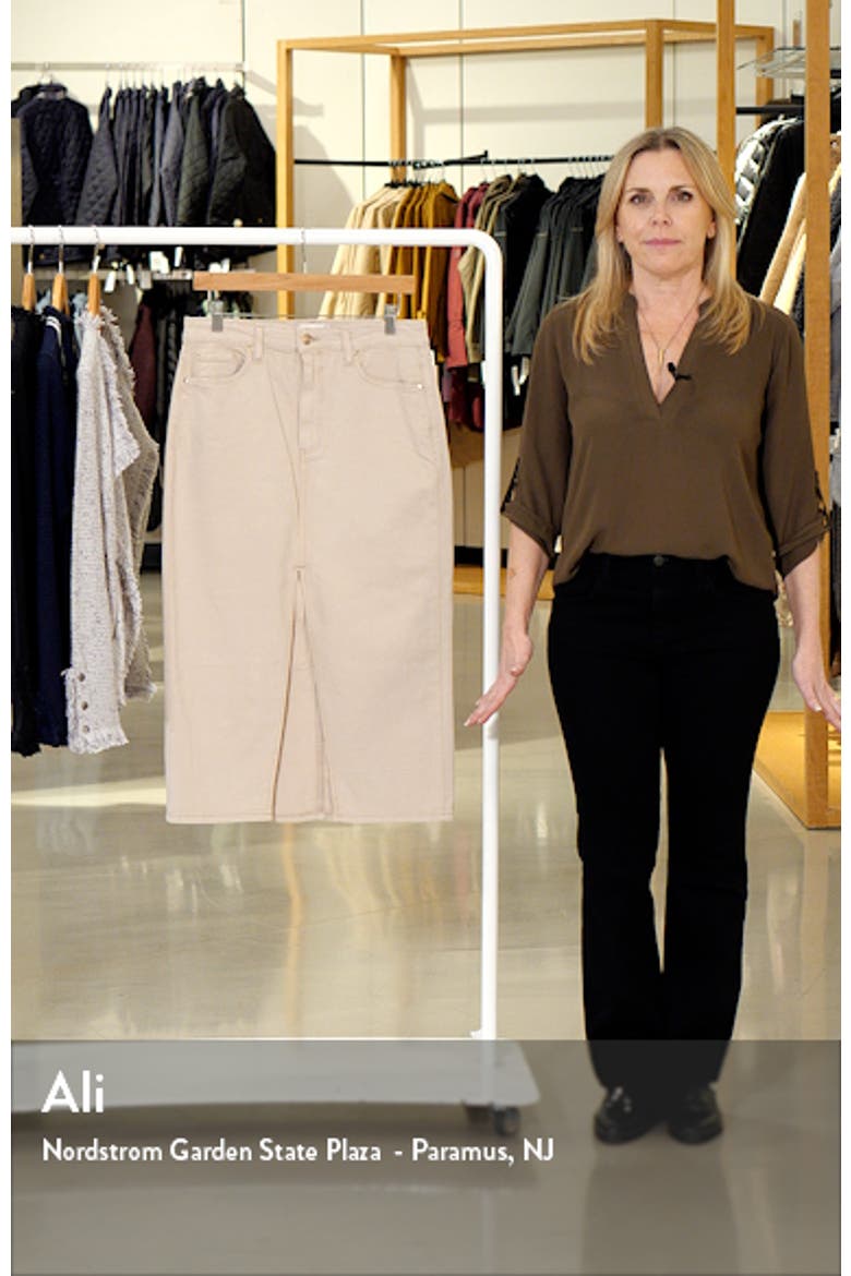 Angela Denim Midi Skirt video