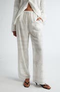 TOTEME Monogram Embroidered Pull-On Pants