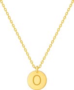 House of Frosted Initial Pendant Necklace