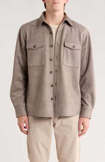 Vintage 1946 Faux Suede Shirt Jacket