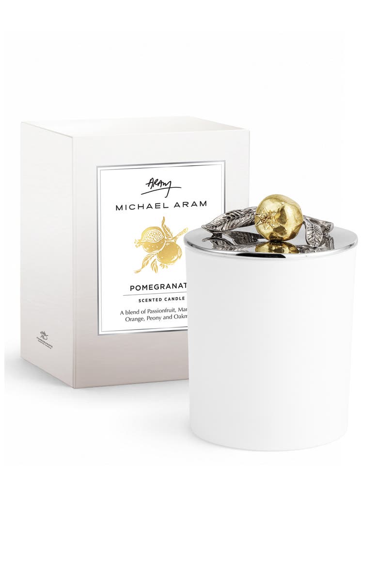 Pomegranate Soy Wax Candle, Alternate, color, NO COLOR