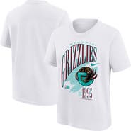 Nike Youth Nike  White Memphis Grizzlies Hardwood Classics Champs Max90 T-Shirt