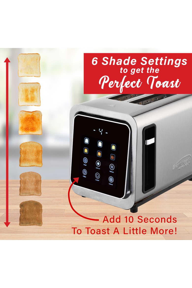 Digital Toaster, Alternate, color, Stainless Steel