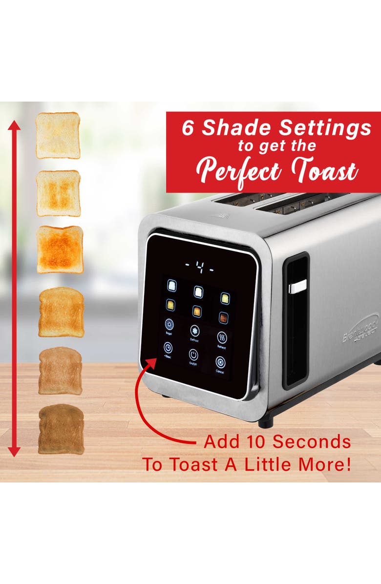 Brentwood Digital Toaster, Alternate, color, Stainless Steel