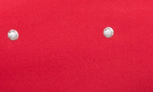 Mango Studded Strapless Bandeau Bikini Top In Red