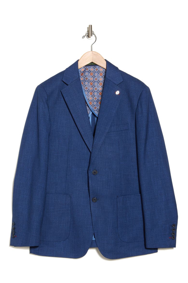 Performance Sport Coat, Alternate, color, MED BLUE