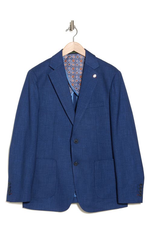 Tom Baine Performance Sport Coat In Med Blue