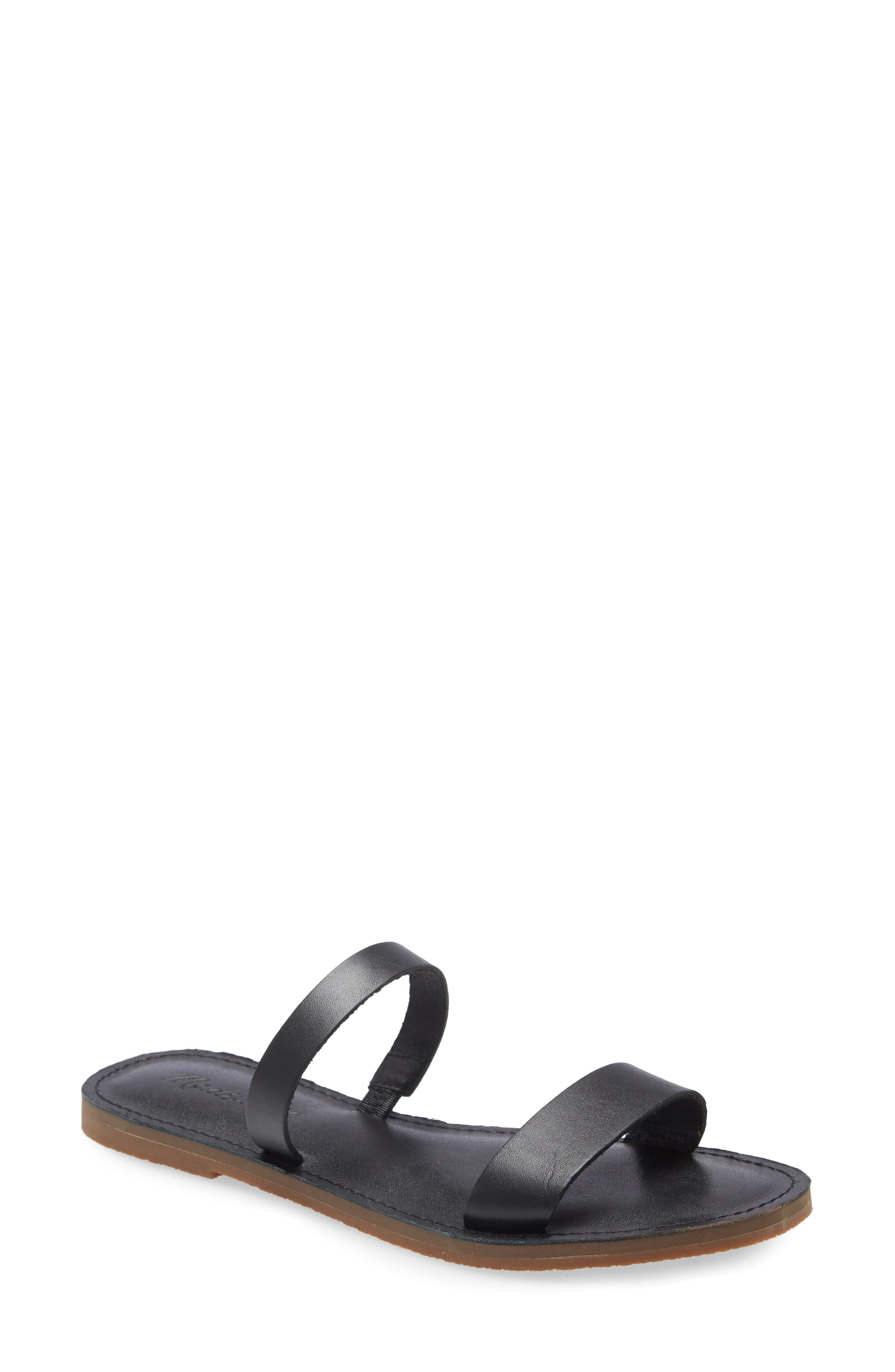 Madewell The Boardwalk Double-Strap Slide Sandal, Main, color, 
