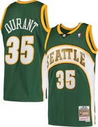 Mitchell & Ness Men's Mitchell & Ness Kevin Durant Green Seattle SuperSonics Hardwood Classics Swingman Jersey