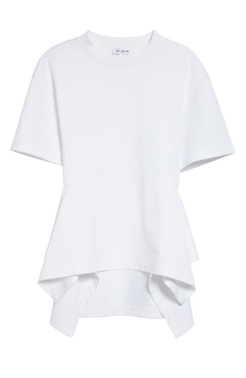 Panelled Cotton T-Shirt