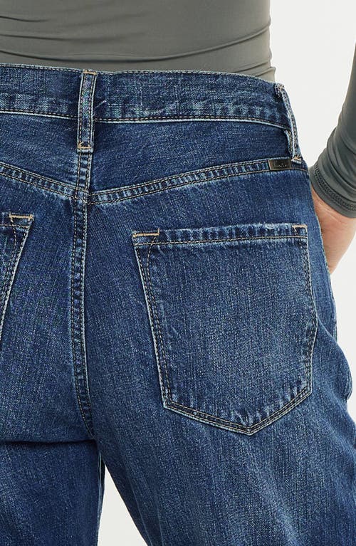 Kancan Finley Essentials High Rise Straight Leg Jeans In Blue
