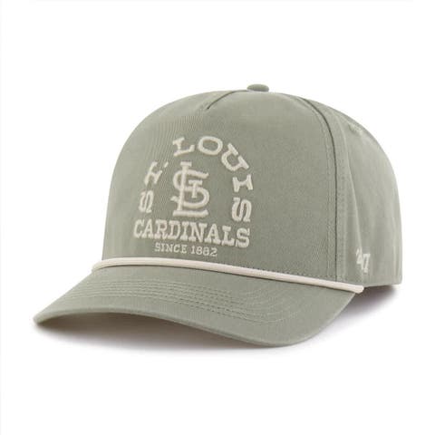 Men's '47  Olive St. Louis Cardinals Canyon Ranchero Hitch Adjustable Hat