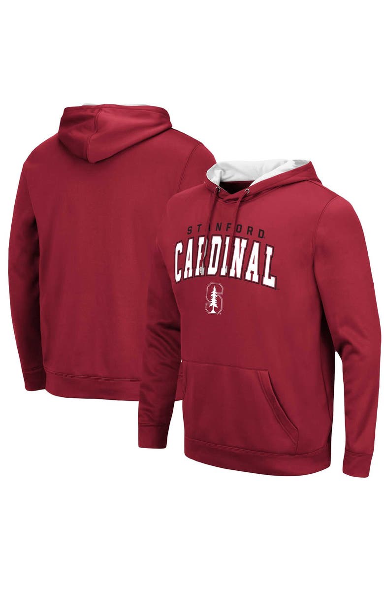 COLOSSEUM Men's Colosseum Cardinal Stanford Cardinal Resistance Pullover Hoodie, Alternate, color, Cardinal